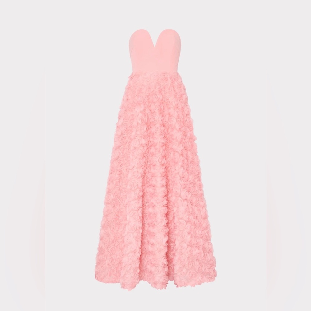 Milly Bell Mesh Rose Gown